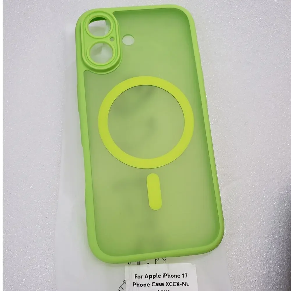 TOCOL Magnetic Case for Apple iPhone 17 (Neon Green)